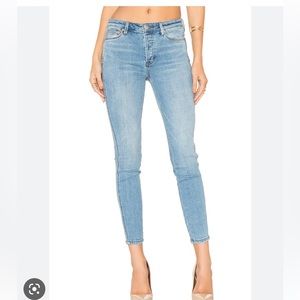 Free People Payton Hi Rise Skinny Jean in Light Denim 27